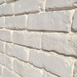 Wzór białej cegły ozdobnej