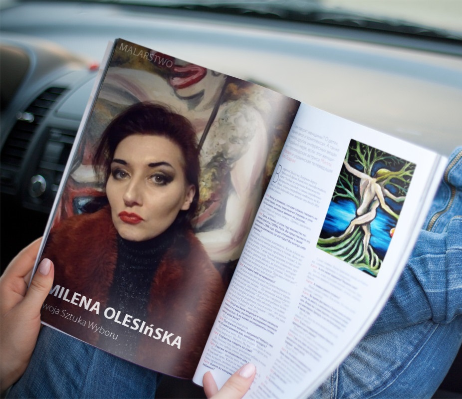 Milena Olesińska Ręcznie malowane obrazy na zamówienie
